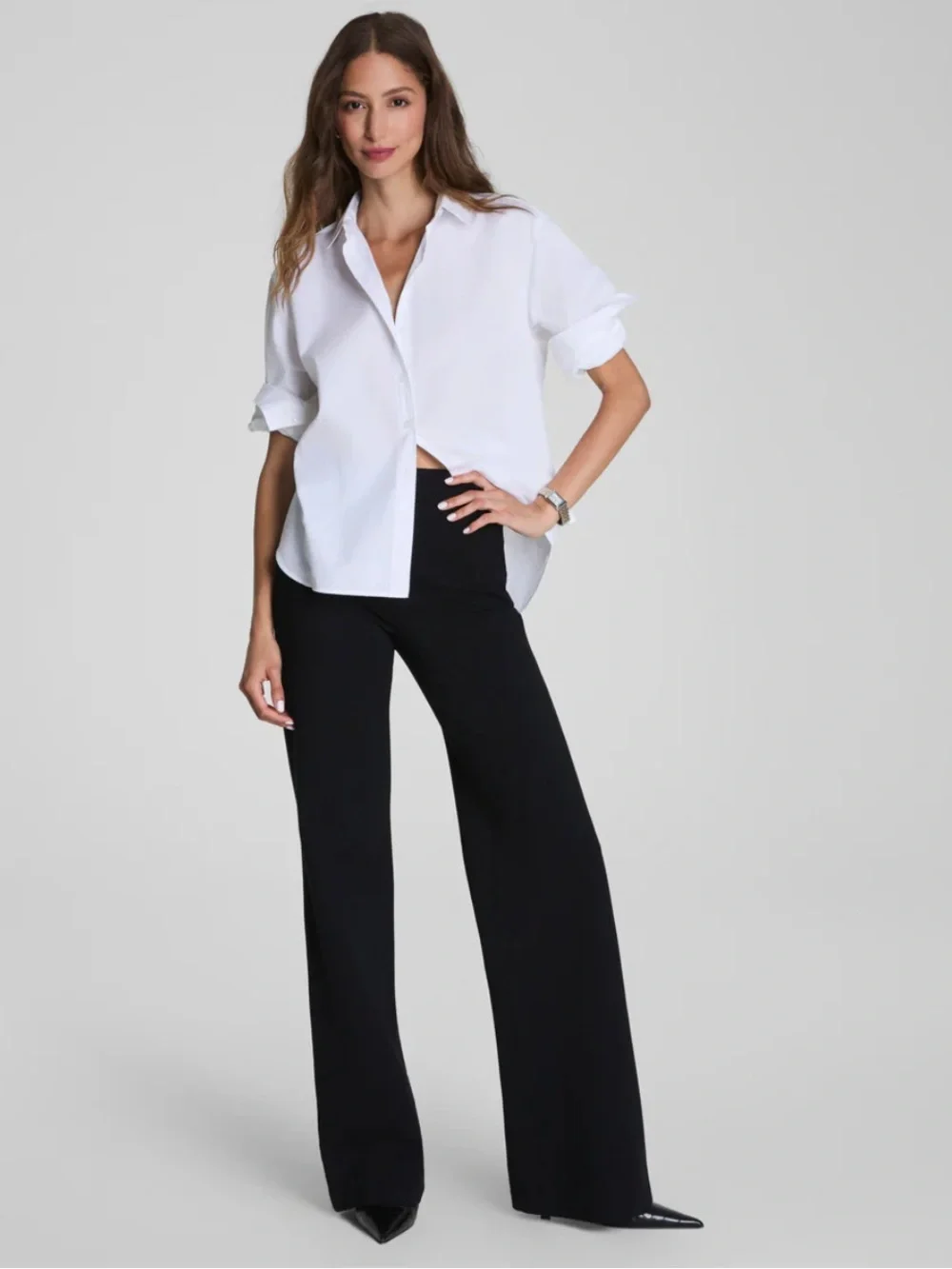 spanx dress pants Women Wide Leg | Comfort & Stretch leg pants These high Spanx Supersmooth Perfect Fit Ponte